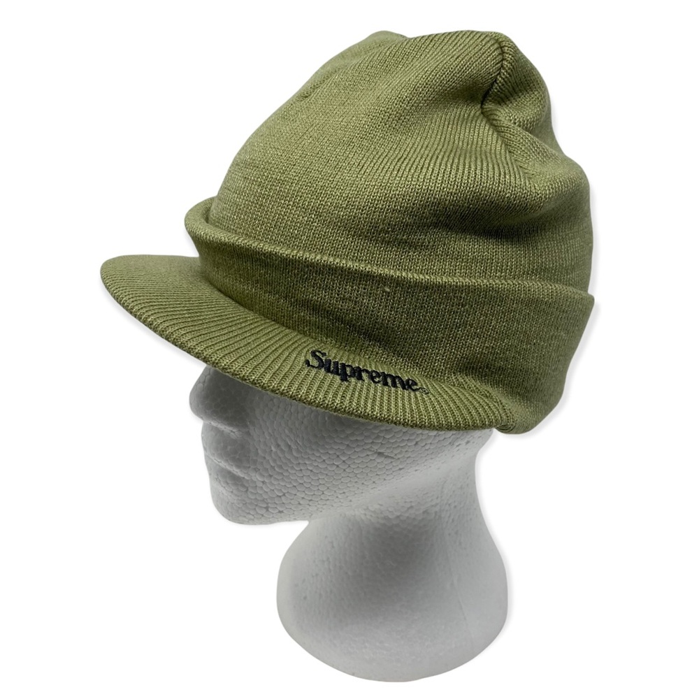 SUPREME Timberland Radar Beanie Hat Olive Green - Picture 2 of 11